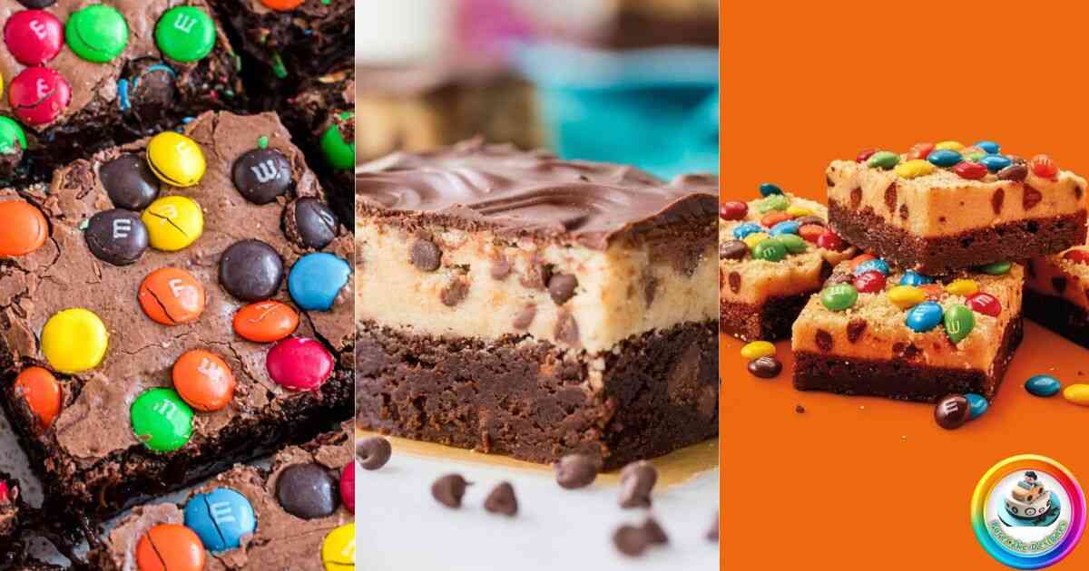 The Ultimate Guide to Making Cookie Dough Brownie with M&M's (1)